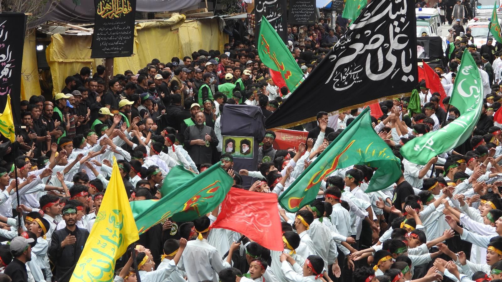 moharram Procession in Kargil by MES students