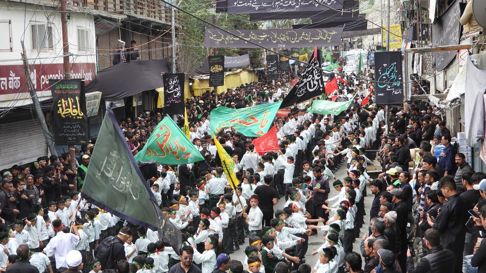 moharram Procession in Kargil by MES students